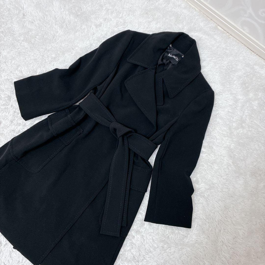 【MAX&Co】ラップコート ベルテッドコート ロングコート ストレッチ ベルト