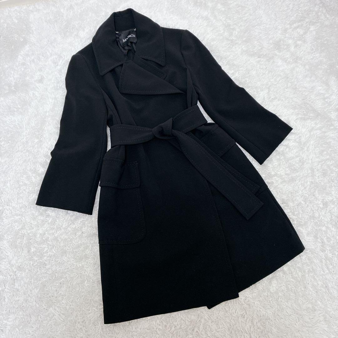 【MAX&Co】ラップコート ベルテッドコート ロングコート ストレッチ ベルト