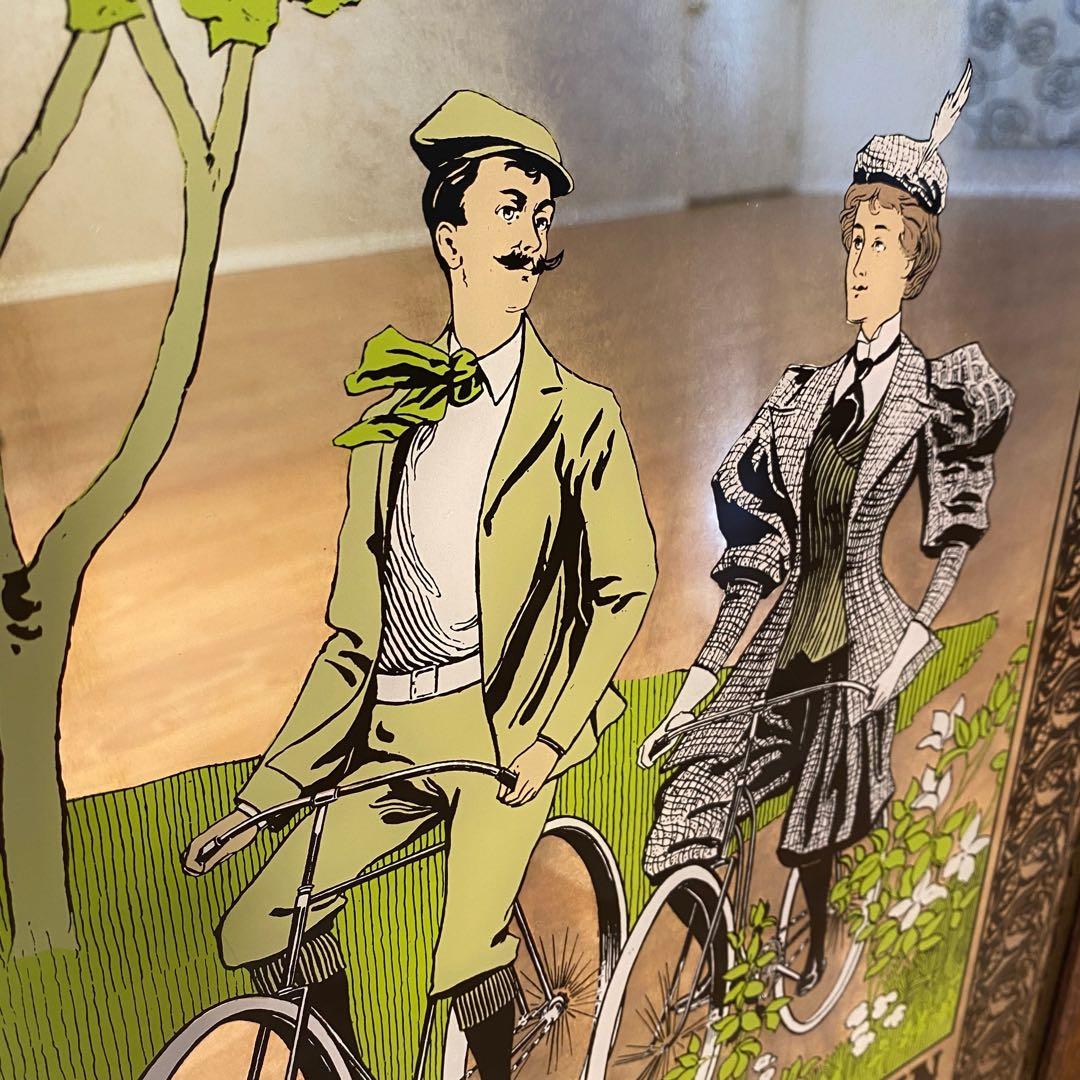 ヴィンテージ アメリカ ビンテージ Victor Bicycle パブミラー