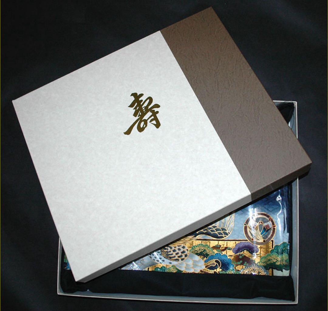 七五三 着物 男の子 袴 セット 3歳、5歳羽織袴 フルセット 鷹柄グリーン