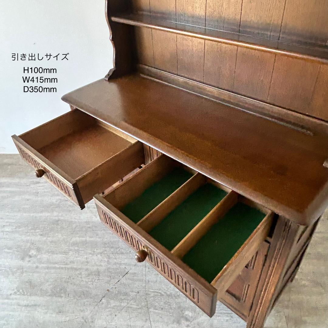 イギリス アンティーク　家具 ドレッサー カップボード ビンテージ 475A
