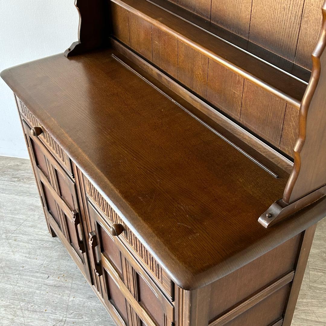 イギリス アンティーク　家具 ドレッサー カップボード ビンテージ 475A