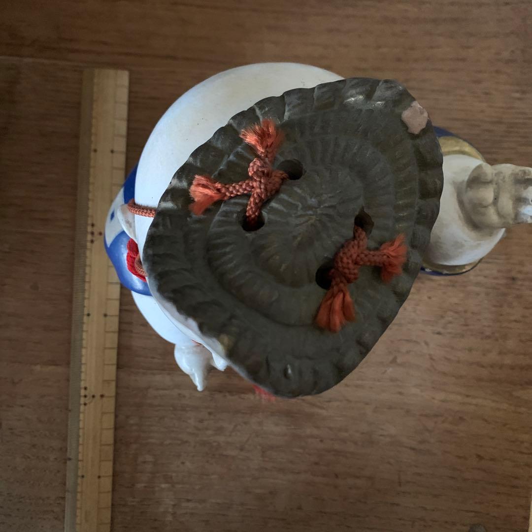 骨董　大きめ御所人形　共箱付　縁起物　節句　時代物　アンティーク　古物　蔵出し