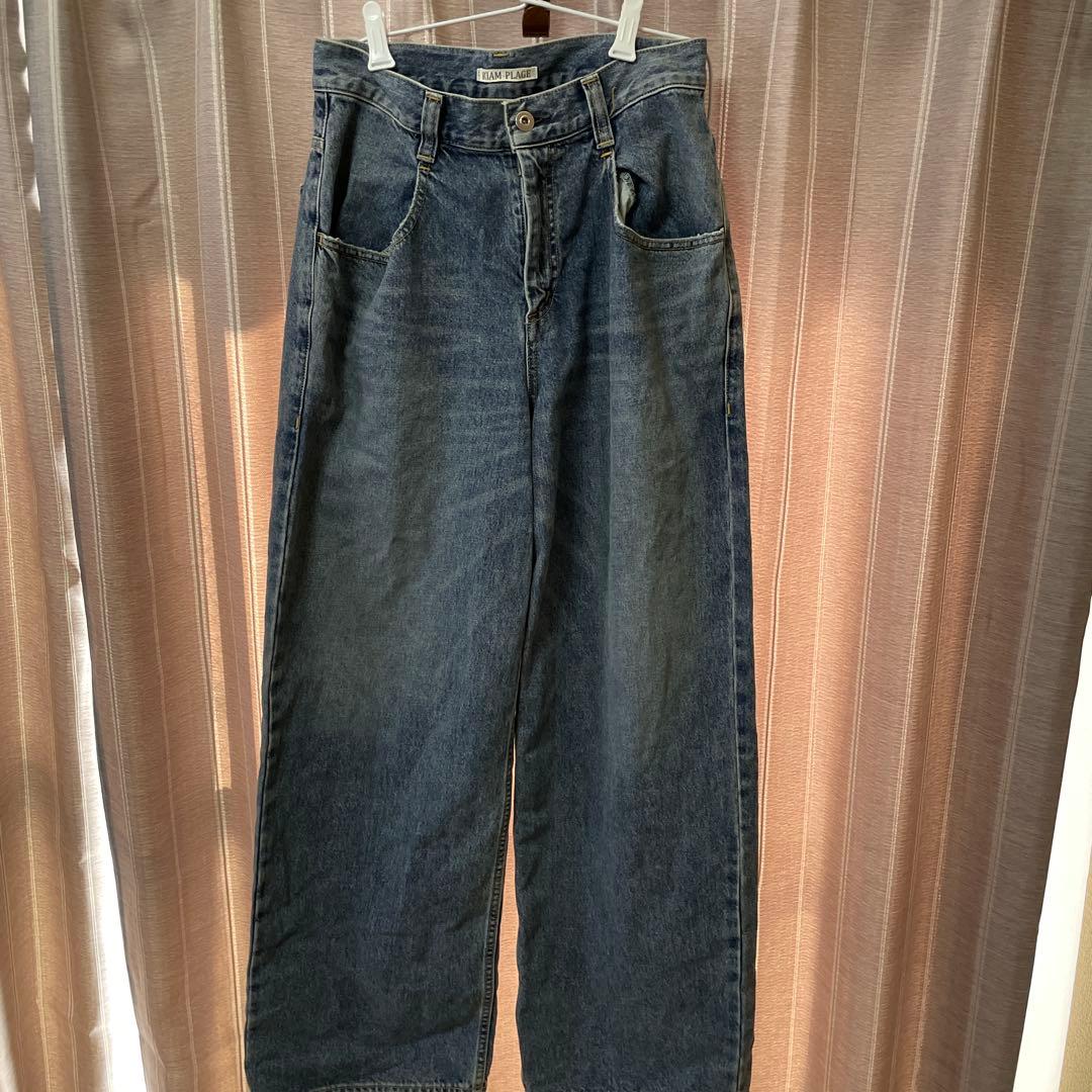 Plage RIAM WIDE デニム　ブルー