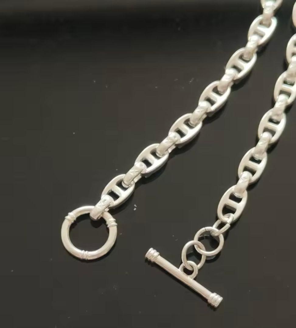 【希少レア】ヴィンテージ シルバー ネックレス シェーヌダンクル風