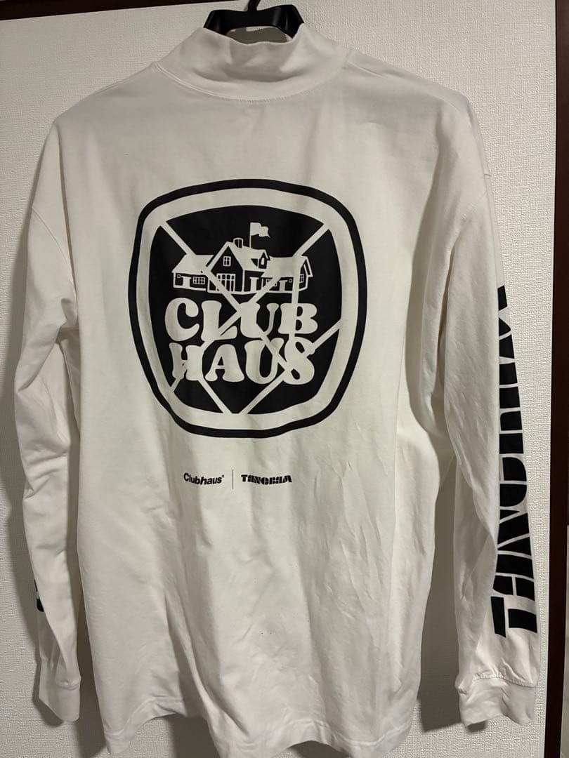 まなさと‼️CLUBHAUS クラブハウス　タングラム　モックネックシャツ