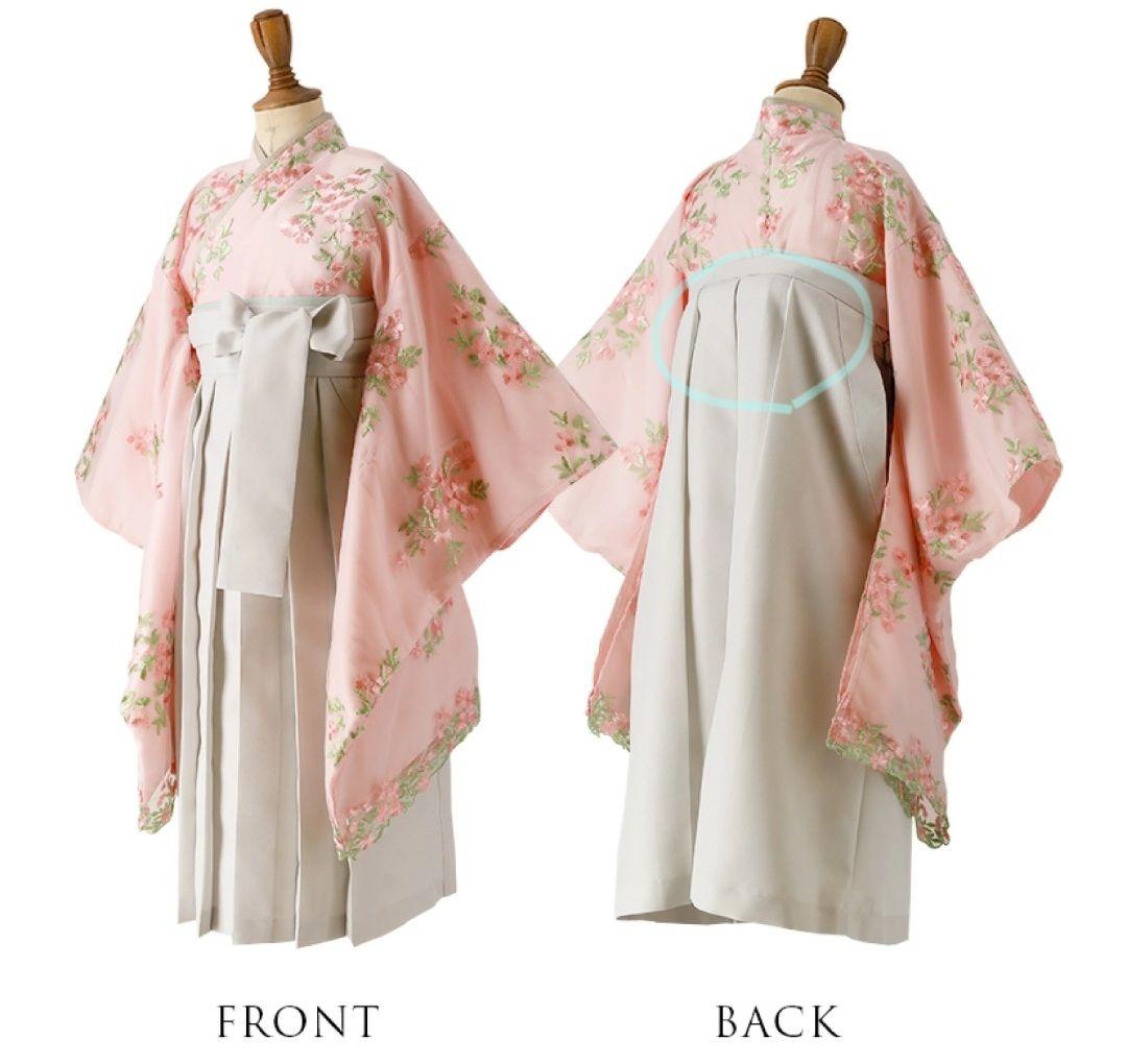 キャサリンコテージ 花柄刺繍 袴セット 120