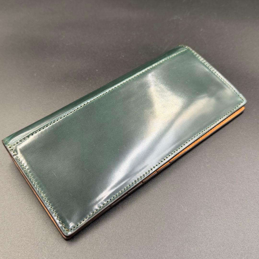 シェルコードバン ROCADO ロカド 二つ折り 長財布 財布 小銭入れ 馬革