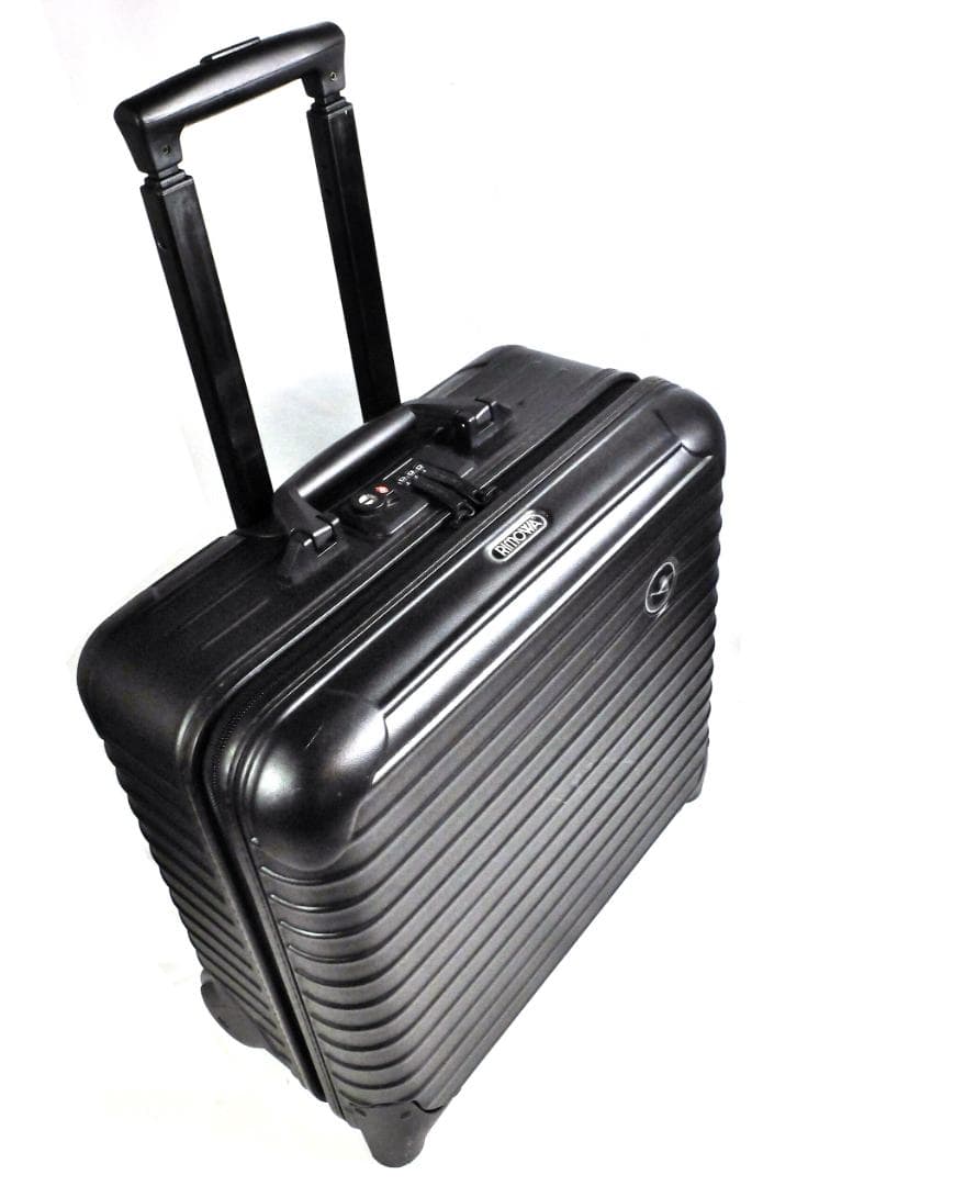 リモワ ルフトハンザ『Air Light』2輪ビジネストロリー BK【訳有美品】