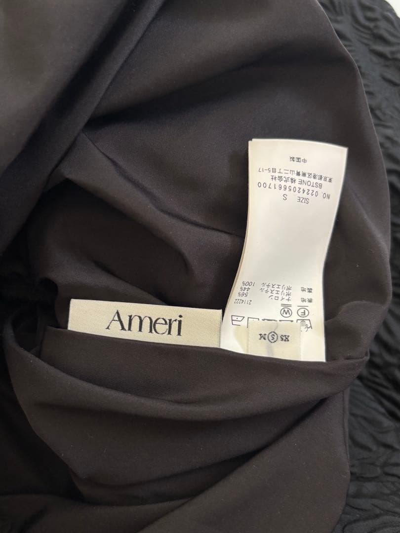 Ameri BUMPY VOLUME MINI DRESS 美品