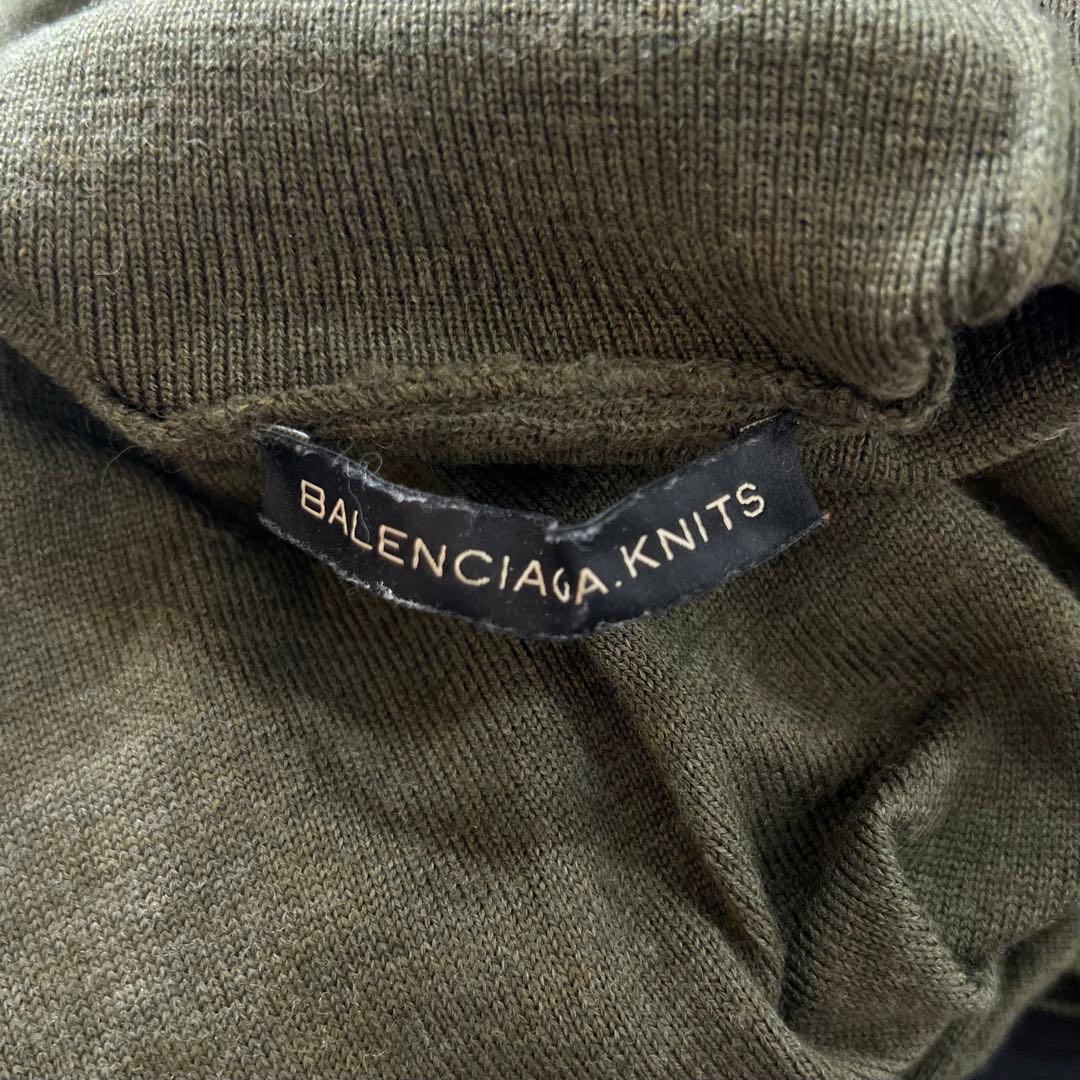 BALENCIAGA AW2005 B刺繍 バイアスニットトップス セーター