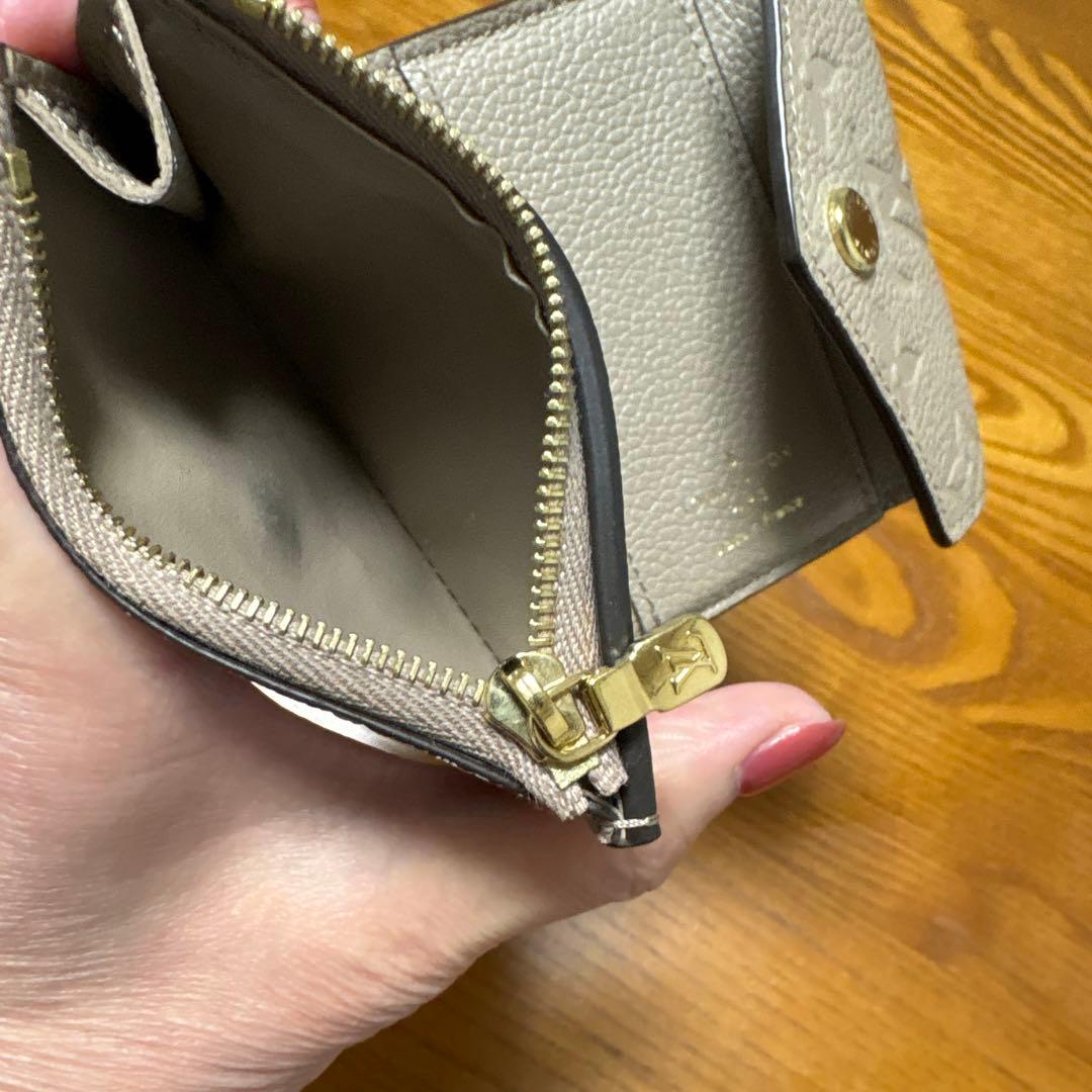 Louis Vuitton グレー 三つ折り財布 保存袋付き