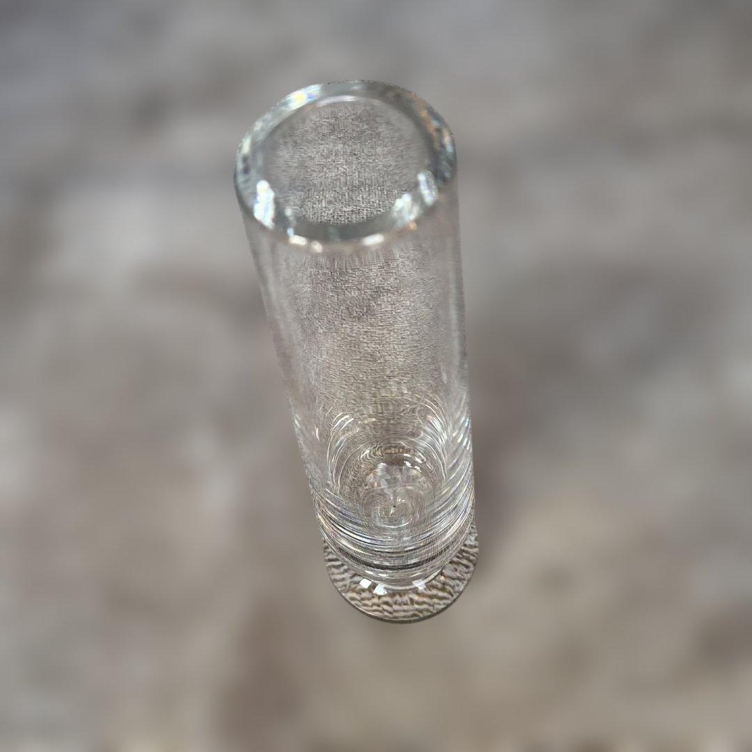 フランス製バカラ　ガラス製スリム花瓶