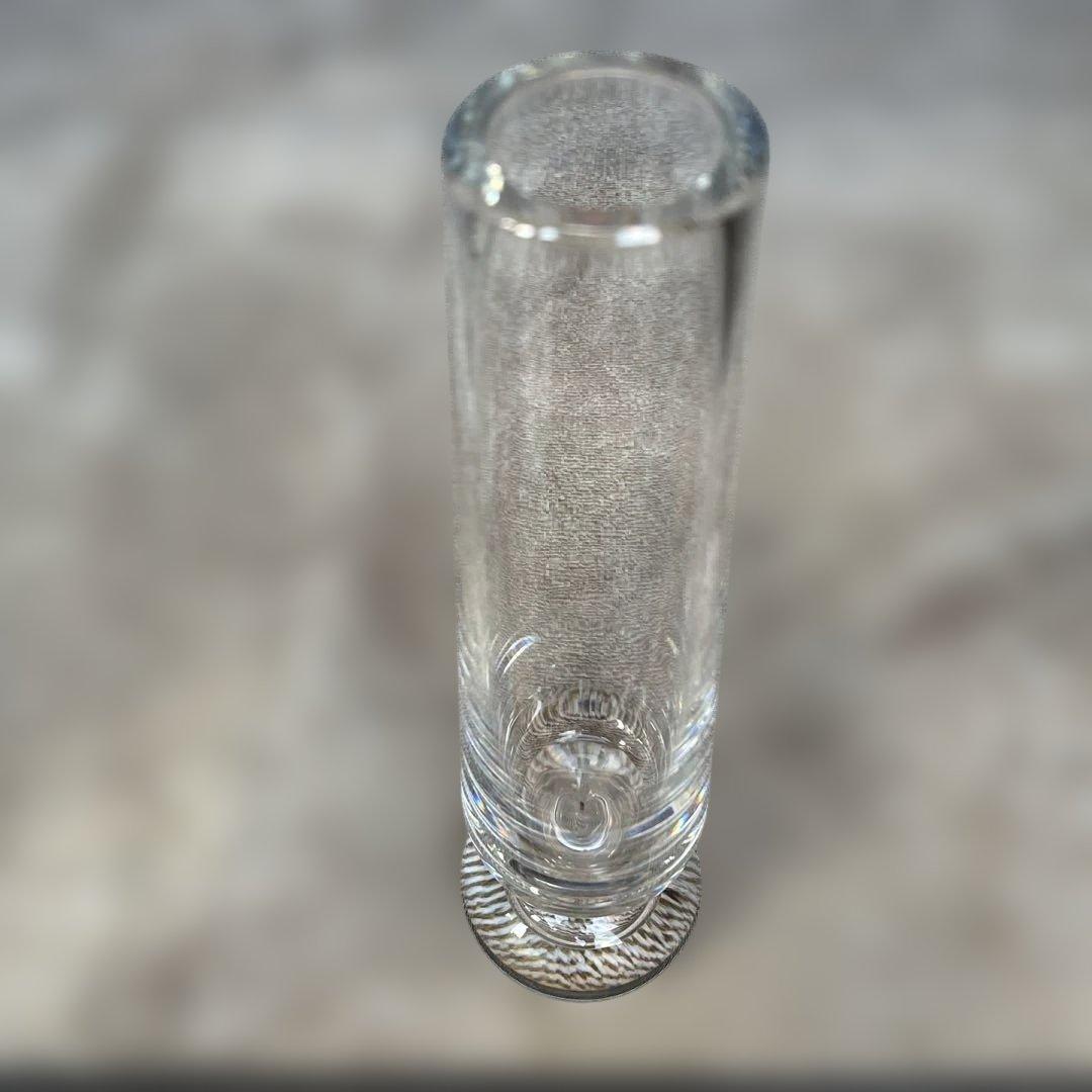 フランス製バカラ　ガラス製スリム花瓶