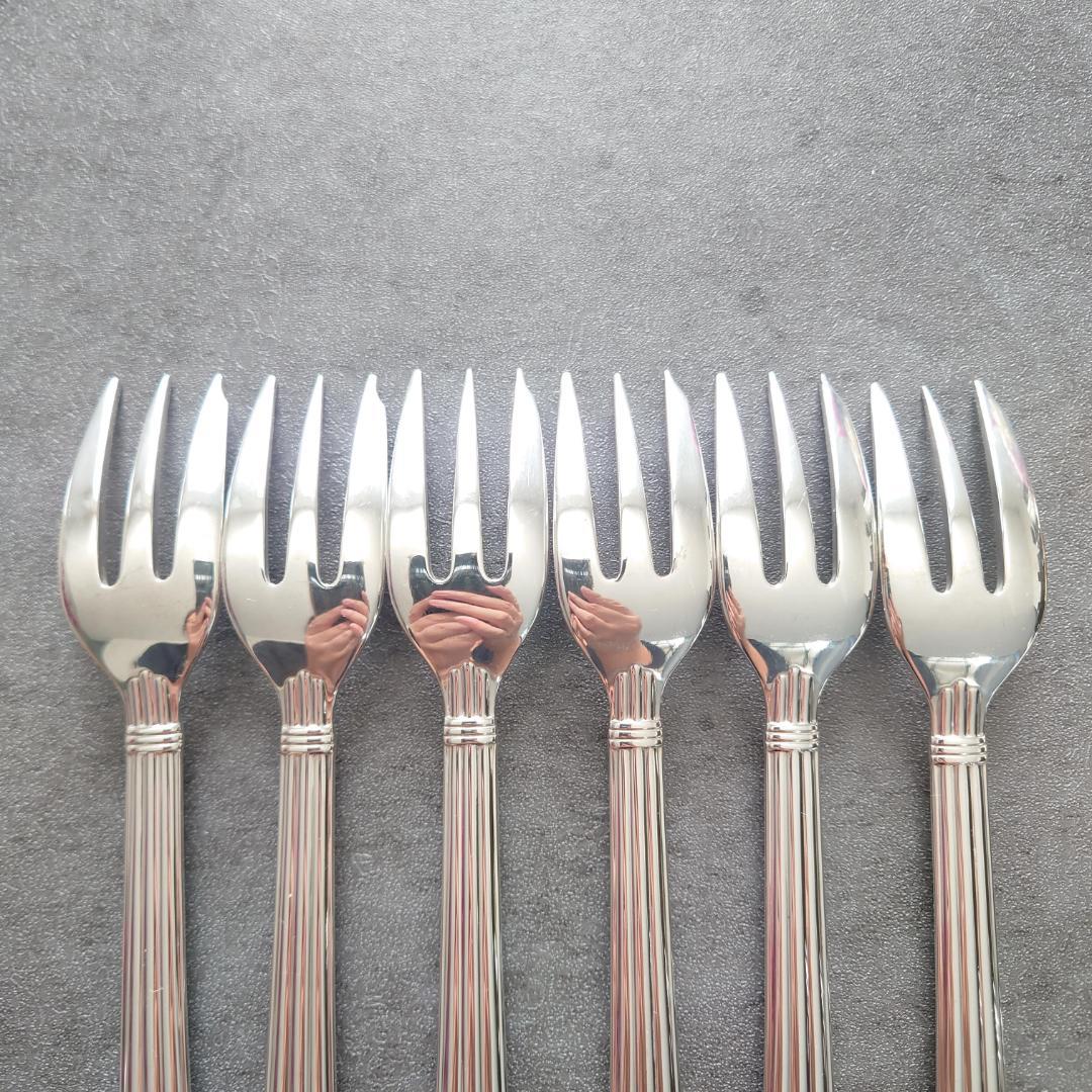 美品 クリストフル アリア ケーキフォーク 6点