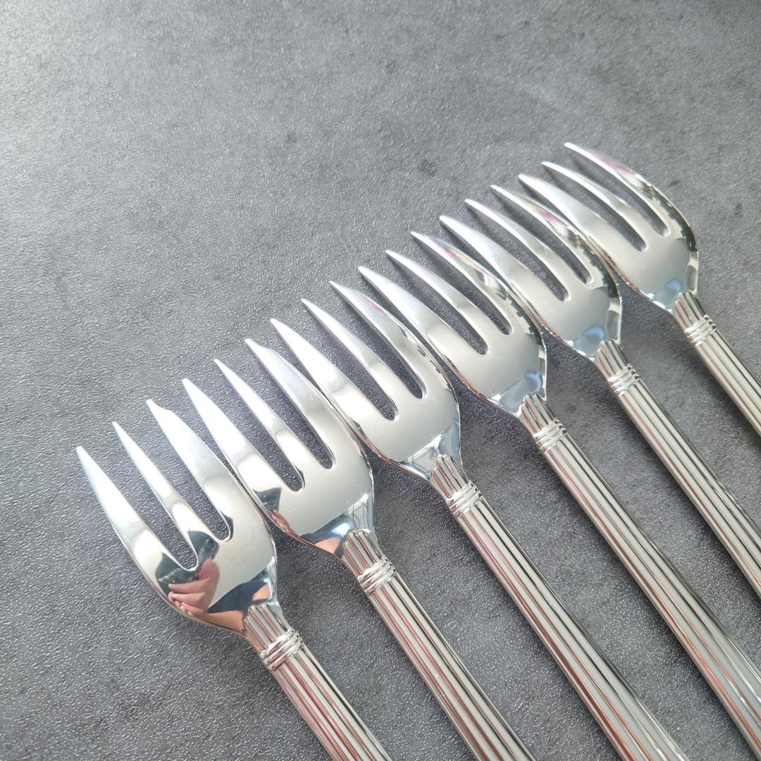 美品 クリストフル アリア ケーキフォーク 6点