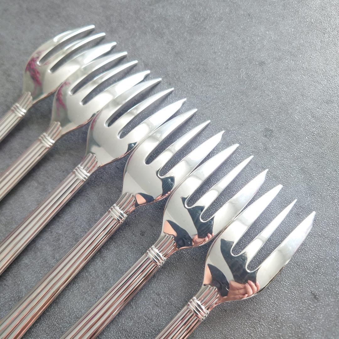 美品 クリストフル アリア ケーキフォーク 6点