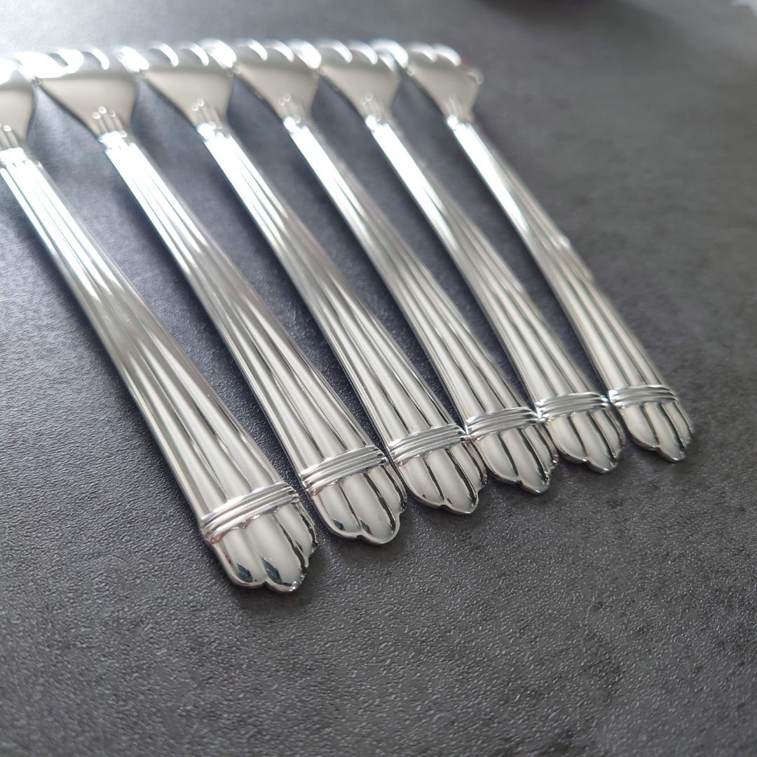 美品 クリストフル アリア ケーキフォーク 6点