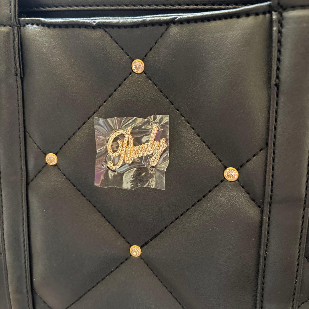 Rady レディ　キルティングストーントートバッグL