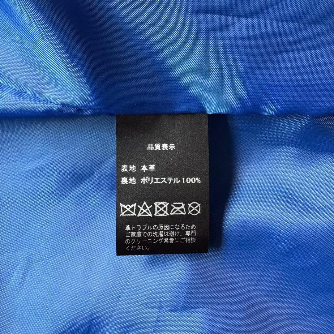 美品　本革　Finess ブラックレザー　ダブルライダース　y2k