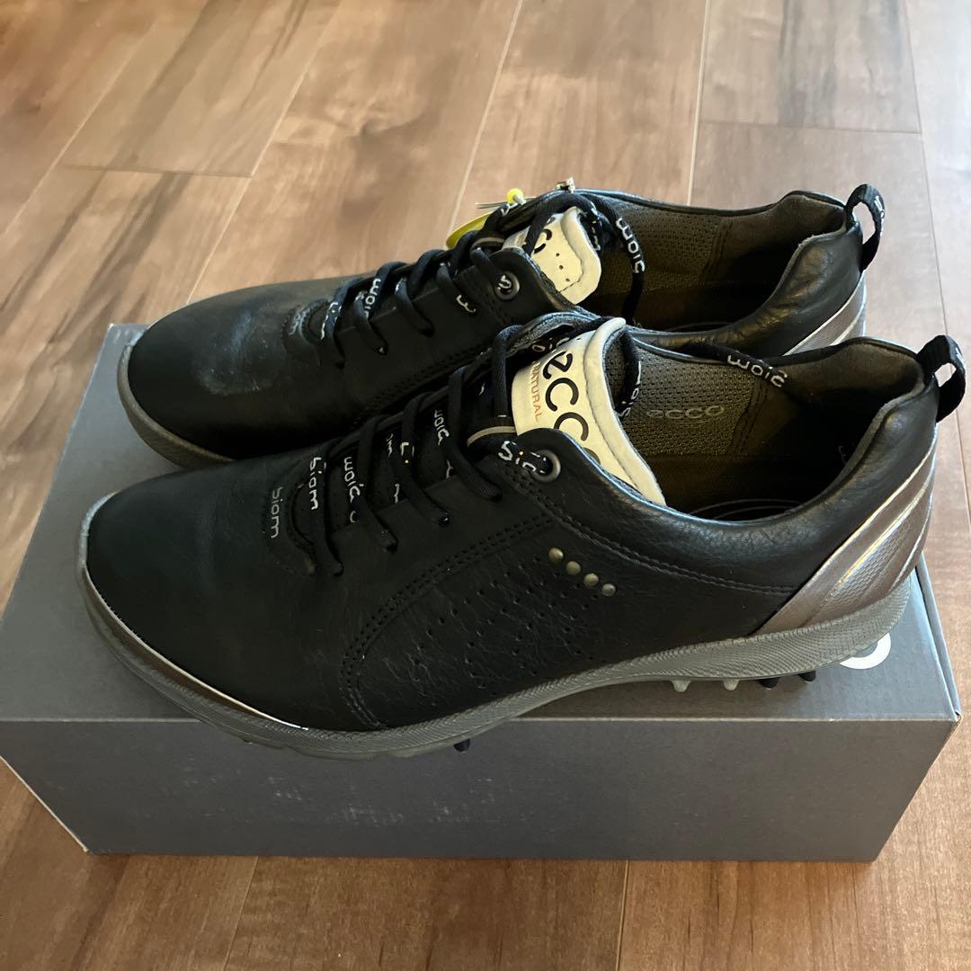 ECCO ゴルフシューズ 未使用　女性用 38サイズ ブラック　24センチ