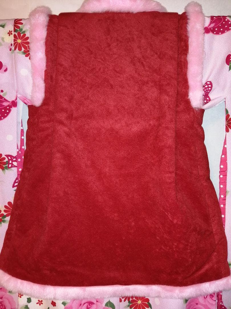 松田聖子ブランド 七五三 3歳.着物.被布.女の子セット巾着 髪飾り 草履付3④