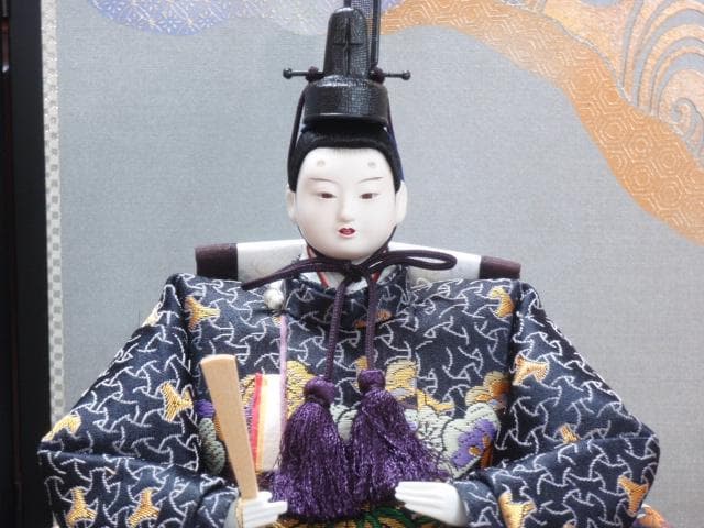 値下げ！新品！売切り♪♪●激安！70巾 ひな人形 親王飾り 収納飾り お雛様●２