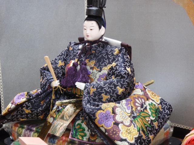値下げ！新品！売切り♪♪●激安！70巾 ひな人形 親王飾り 収納飾り お雛様●２