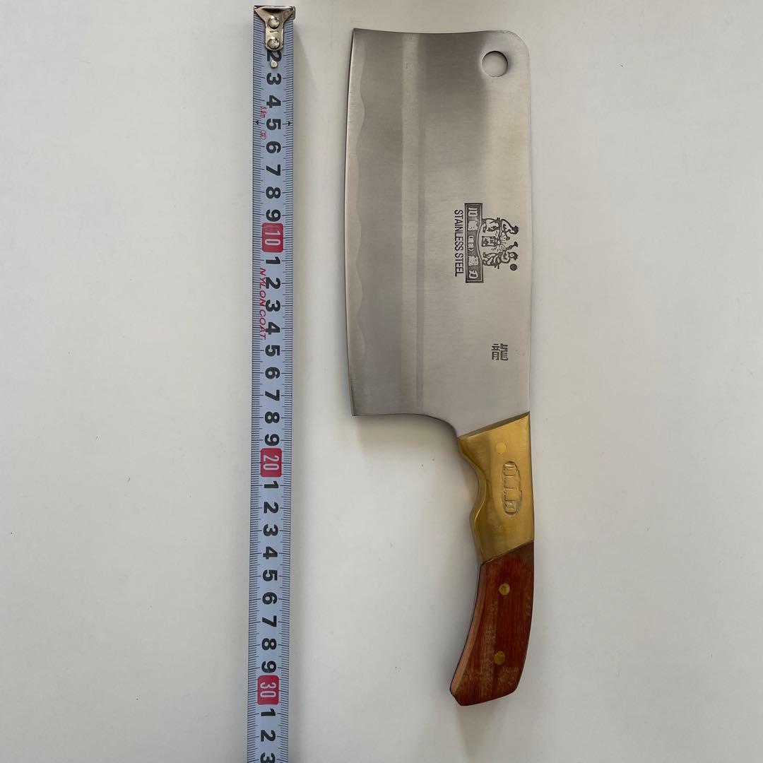 川崎謹製　龍　中華包丁