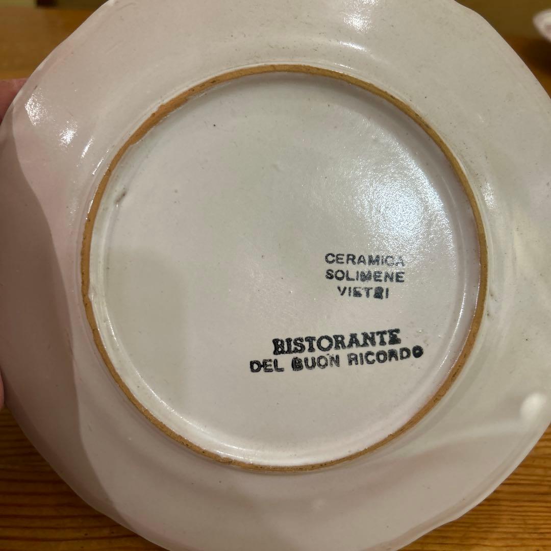 ブオンリコルド　BUON RICORDO 手描きイタリアンレストラン皿
