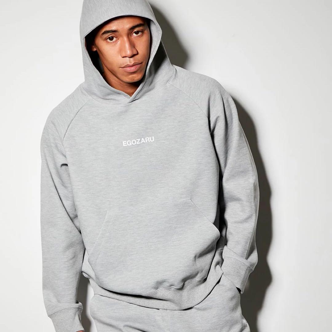 エゴザル　スウェット　スウェット プルオーバーパーカ　グレー　Mサイズ