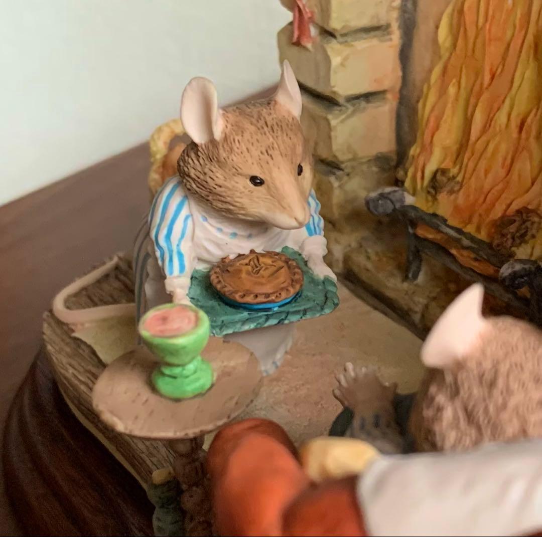 【希少】ブランブリーヘッジ 冬 Winter タブロー フィギュリン 置物