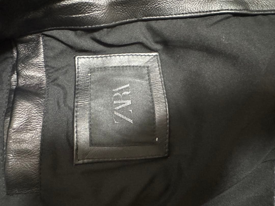 ZARA ブラック レザージャケット