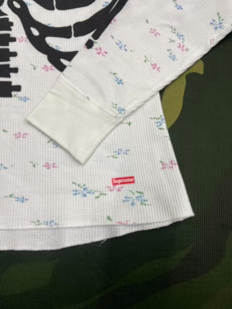 新品未使用 Supreme Hanes Bones Thermal Crew M