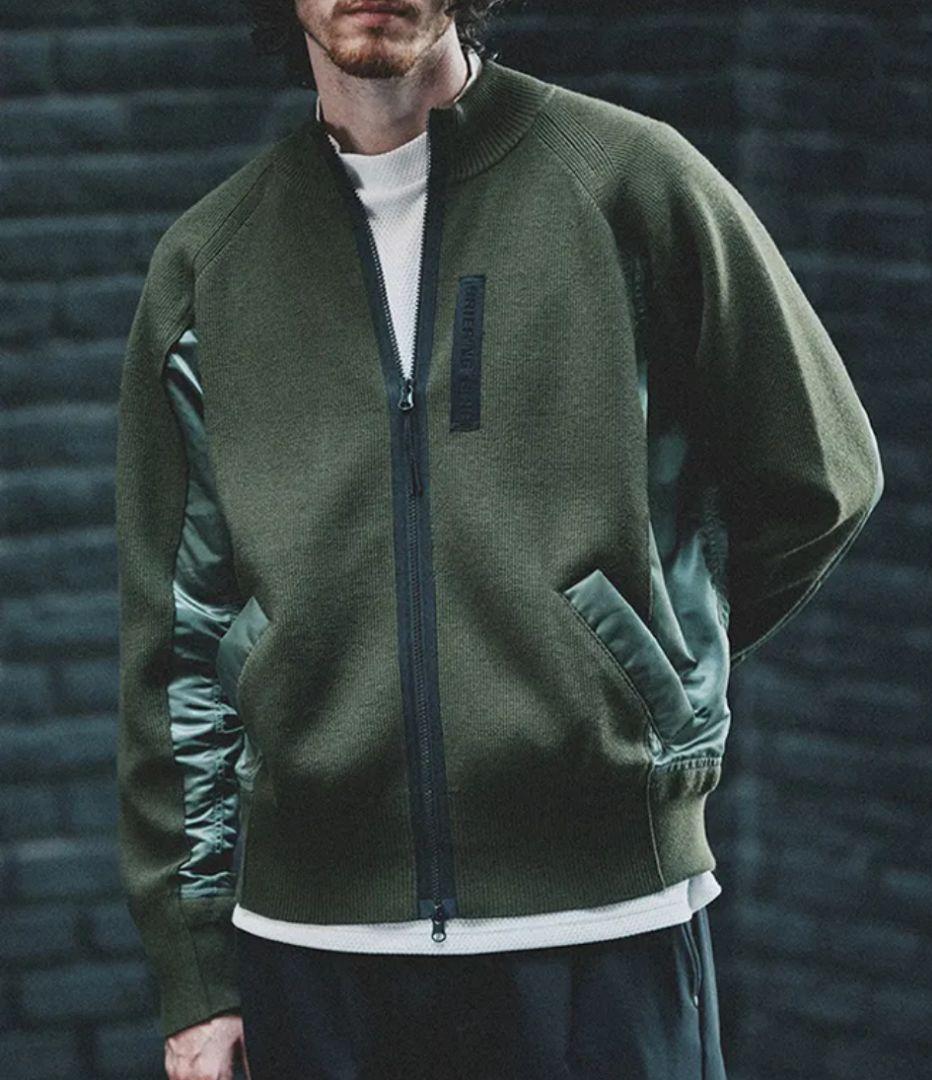 【新品】ブリーフィングゴルフ ニット ブルゾン Ｍ ジャケット