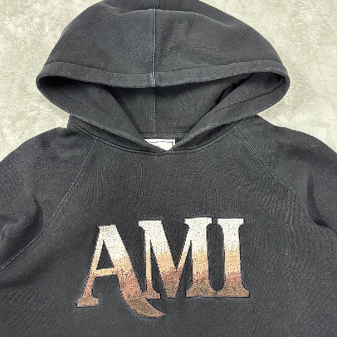 ミアレクサンドルマテュッシ ロゴ刺繍 プルオーバーパーカー サイズM メンズ