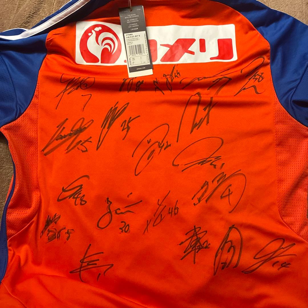 アルビレックス新潟 サイン入りユニホーム 2025シーズンの選手達のサイン✍️