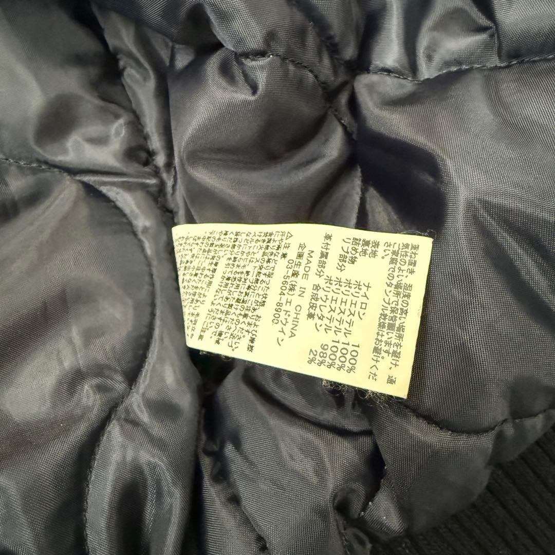 ALPHA アルファ フーデッド リブジャケット ネイビー