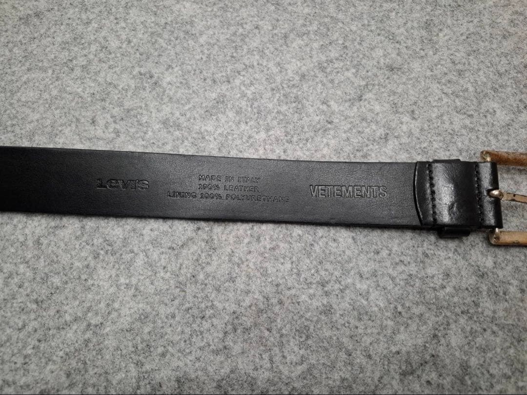 VETEMENTS ヴェトモン x Levi'sコラボ レザーベルト