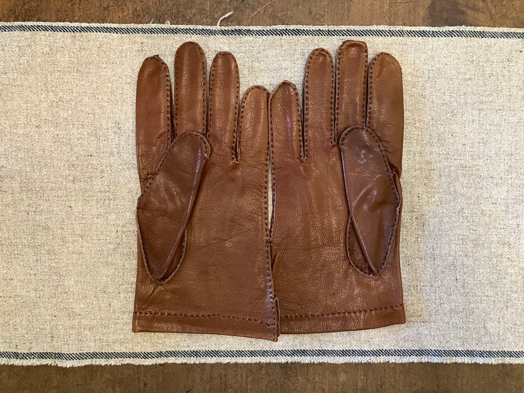 ヴィンテージ レザー グローブ メンズ フランス