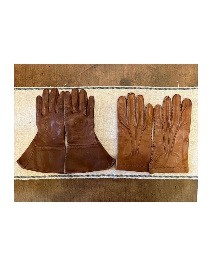 ヴィンテージ レザー グローブ メンズ フランス