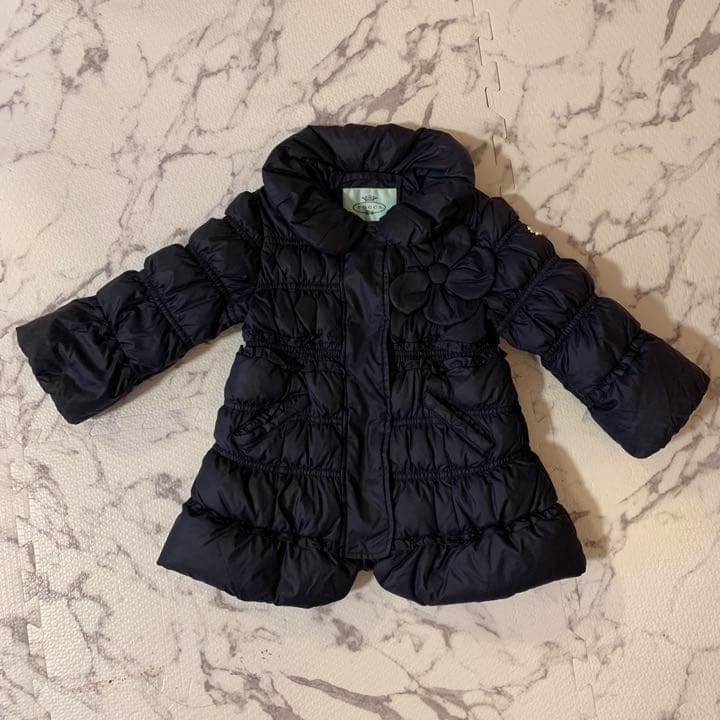 TOCCA ダウン コート90 ネイビー 女の子