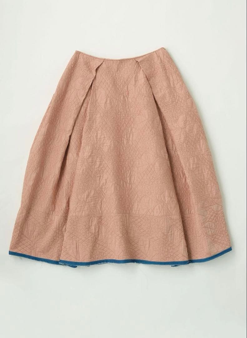 Gasa キルトスカート　ブルームスカート　きらめく花々