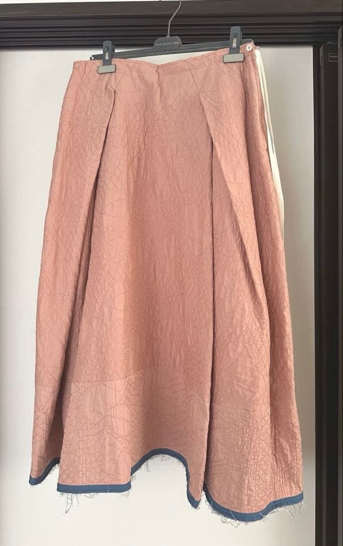 Gasa キルトスカート　ブルームスカート　きらめく花々