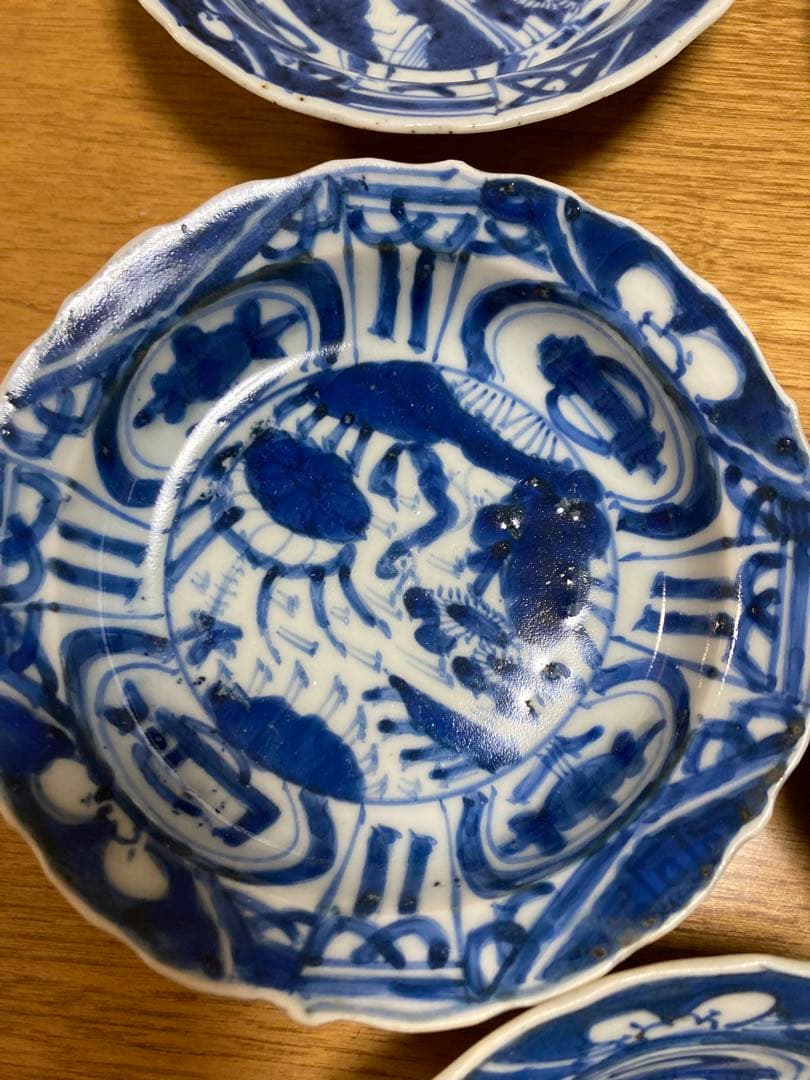 芙蓉手4寸皿5枚