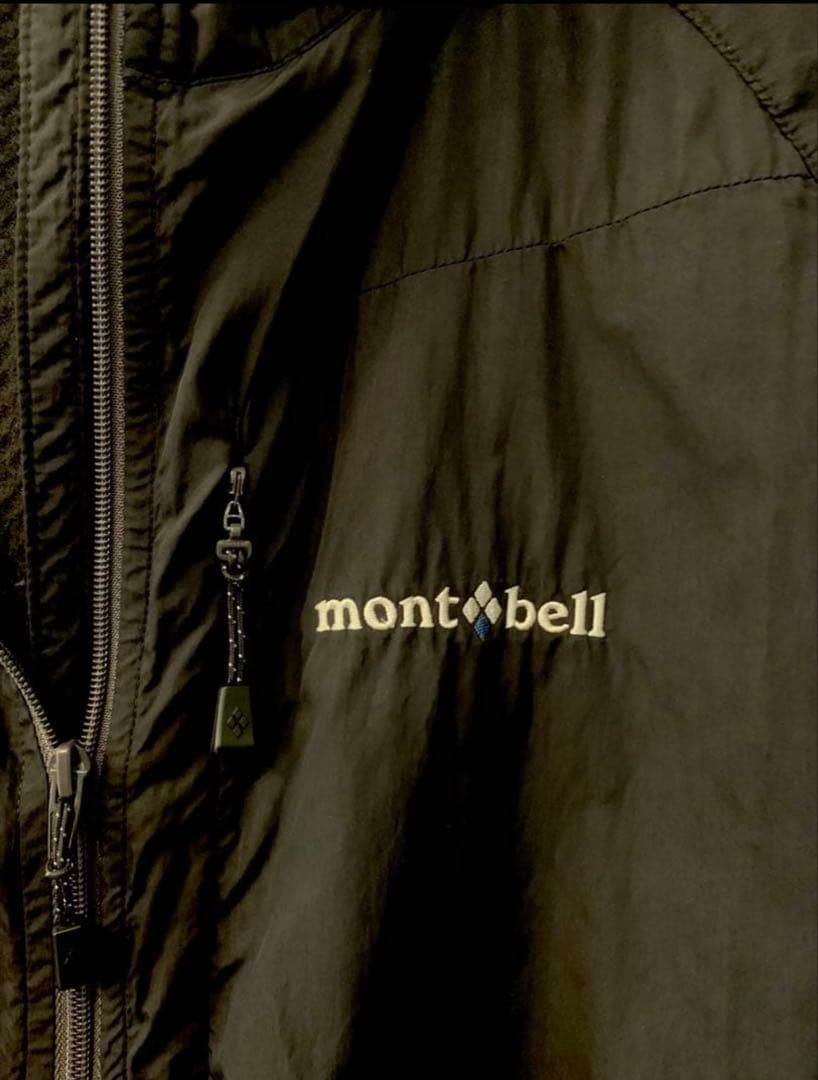 mont-bell フード付きマウンテンパーカー 黒