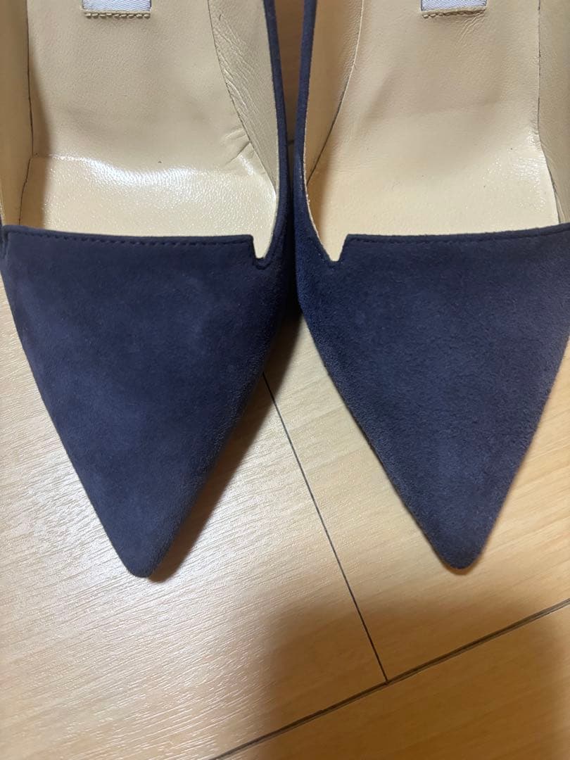 JIMMY CHOO ネイビー スエード 36