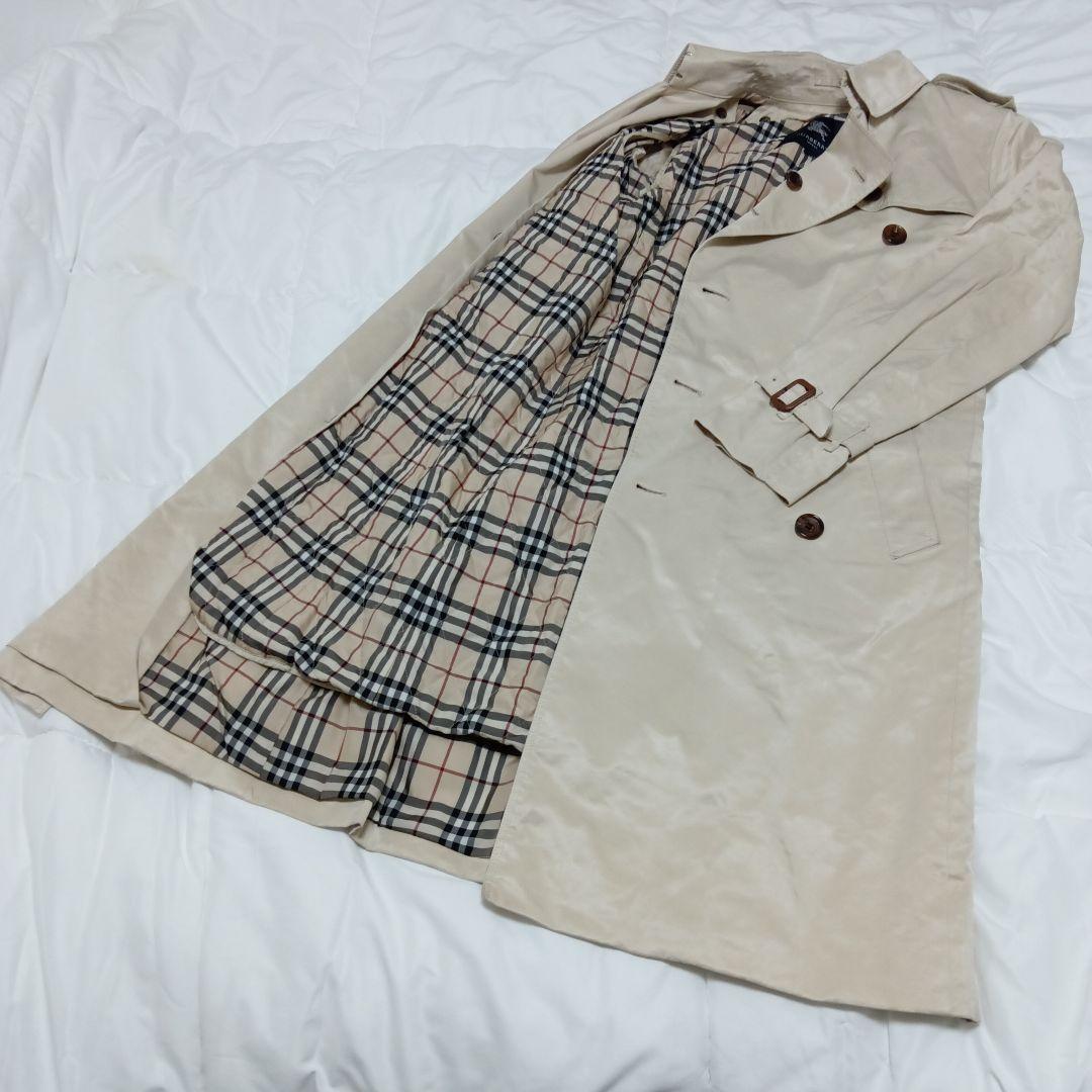 バーバリー ロンドントレンチコート ミドル ノバチェック ライナー 三陽商会製