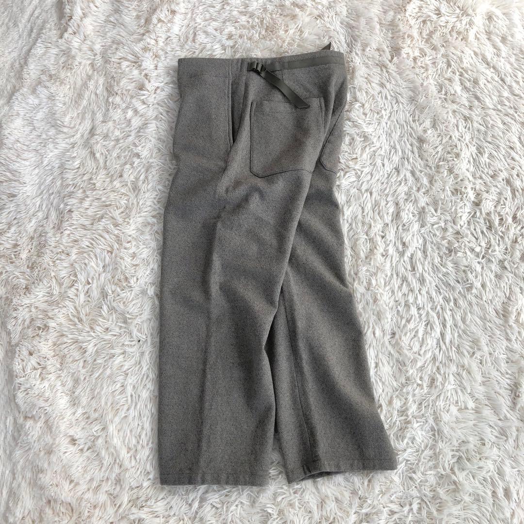 ULTERIOR　アルテリア　カシミヤ混ウールパンツ　ライトグレー