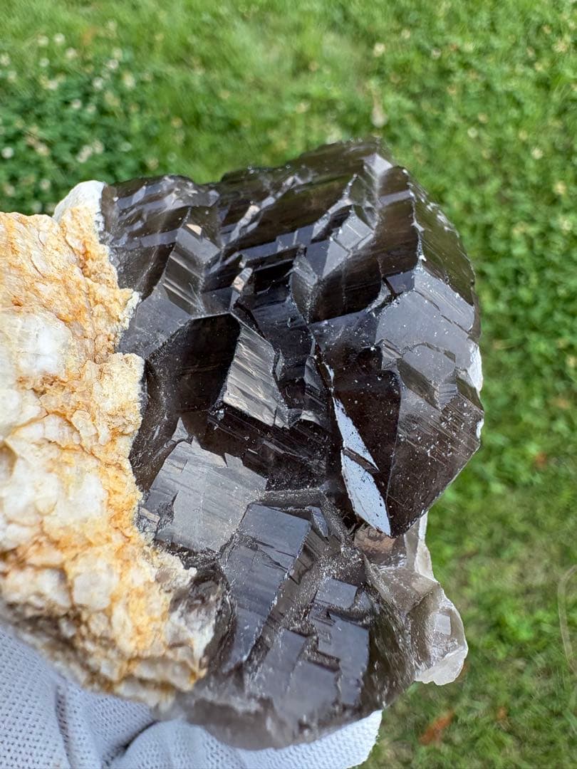 【匿名発送】スカルドゥ産　スモーキー水晶（カテドラル）